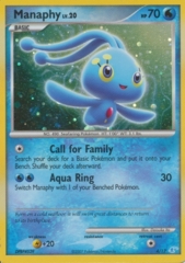 Manaphy 4/12 Cosmos Holo Promo - Manaphy Trainer Kit Exclusive